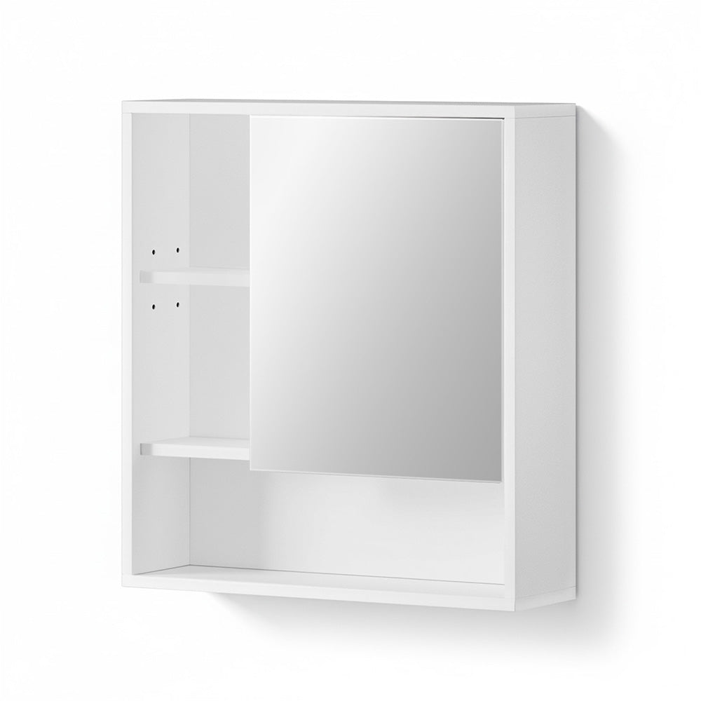 Cefito Bathroom Mirror Cabinet Mirrored Medicine Adjustable Shelf Wall Mounted 560mm White