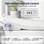 Cefito Electric Bidet Toilet Seat Washing Without Power Heated D-Shape Air Dryer