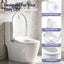 Cefito Electric Bidet Toilet Seat Washing Without Power Heated D-Shape Air Dryer