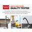 Cefito Kitchen Mixer Tap Mixer Rectangle Sink Faucet Basin Laundry Chrome
