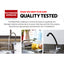 Cefito Kitchen Mixer Tap Mixer Round Sink Faucet Basin Laundry Chrome
