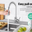 Cefito Kitchen Mixer Tap Pull Out 2 Mode Sink Faucet Basin Laundry Chrome