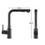 Cefito Kitchen Mixer Tap Pull Out Rectangle 2 Mode Sink Basin Faucet Swivel WELS Black
