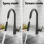 Cefito Kitchen Mixer Tap Pull Out Round 2 Mode Sink Basin Faucet Swivel WELS Black