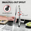 Cefito Kitchen Mixer Tap Pull Out Round 2 Mode Sink Basin Faucet Swivel WELS Chrome