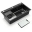 Cefito Kitchen Sink 304 Stainless Steel Bar Sink Millet Grain Water Basin Sink
