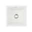 Cefito Kitchen Sink 38x38cm Granite Stone Sink Single Bowl White