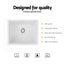 Cefito Kitchen Sink 55x45cm Granite Stone Sink Single Bowl White
