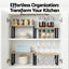 Cefito Kitchen Storage Shelves Rack Cupboard Cabinet Organiser Set of 2