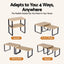 Cefito Kitchen Storage Shelves Rack Cupboard Cabinet Organiser Set of 2