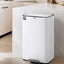 Cefito Pedal Bins Rubbish Bin Waste Recycle Dustbins Kitchen Trash Can 40L White