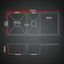 Cefito Stainless Steel Sink 100x45CM With Pull Out Mixer Tap Kitchen Basin Double Bowl Black