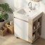 Cefito Vanity Unit 835mm Basin Bathroom Cabinet Side Storage Free Standing Sink