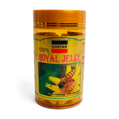 Costar 100x 1450mg Royal Bee Jelly Capsules 100% Pure