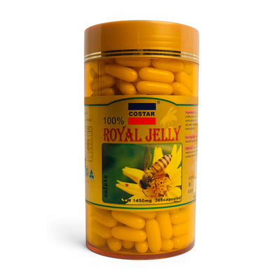 Costar 365x 1450mg Royal Bee Jelly Capsules 100% Pure