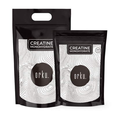 Orku Creatine Monohydrate Powder 200 Mesh Micronised 99.9% Pure