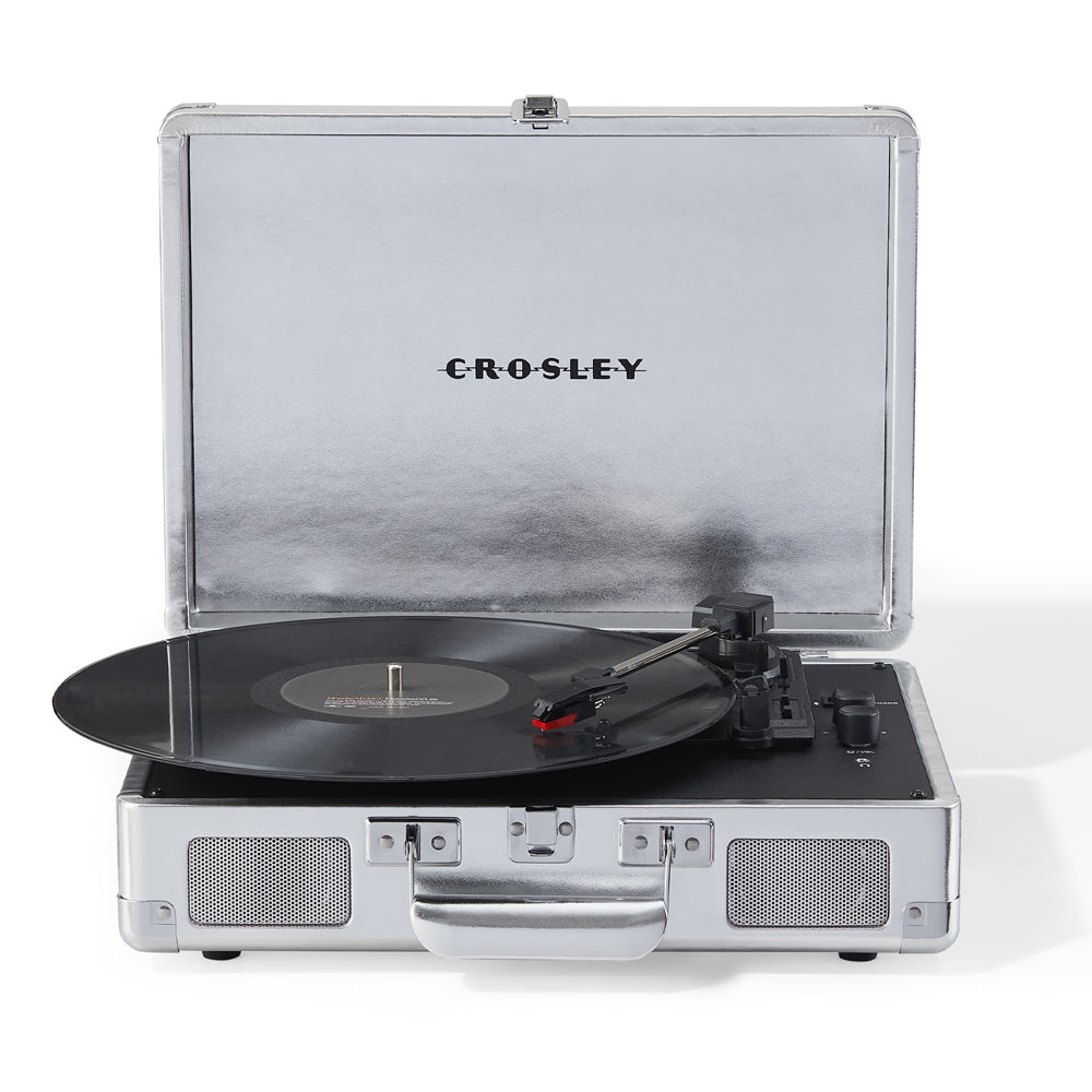 Crosley Cruiser Bluetooth Portable Turntable - Silver