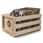 Crosley Voyager Bluetooth Portable Turntable - Cocoa + Bundled Record Storage Crate
