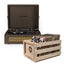 Crosley Voyager Bluetooth Portable Turntable - Cocoa + Bundled Record Storage Crate