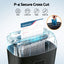 DEVANTI 25L Paper Shredder 14 Sheet P4 Cross Cut for Home Office