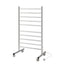 Devanti 10-Bar Freestanding Heated Towel Rail 3-5 Mins Fast Heating Electric Towel Warmer for Bathroom Winter Drying Stainless Steel Plug In 100W