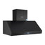 Devanti 1200mm Commercial BBQ Range Hood Dual Motor W/ Remote Control Black