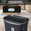 Devanti 12L Cross-Cut Shredder 8-Sheet Paper Home Office Credit Card