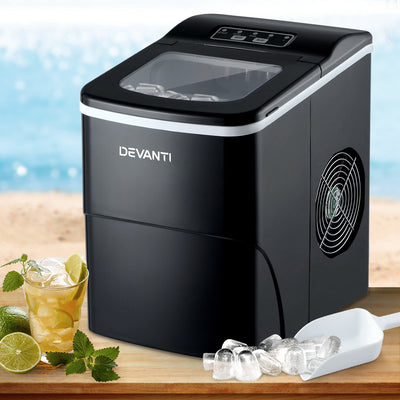 Devanti 12kg Ice Maker Machine Black