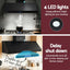 Devanti 1500mm Commercial BBQ Range Hood Dual Motor W/ Remote Control Black