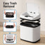 Devanti 15L Motion Sensor Bin Touchless Bins Soft-Close Rubbish Trash Can White