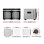 Devanti 16 Trays Food Dehydrator Dual-Zone Stainless Steel