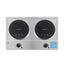 Devanti 2 Hobs Ceramic Cooktop Electric Hot Plate Infrared Knob Control 2400W