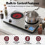 Devanti 2 Hobs Ceramic Cooktop Electric Hot Plate Infrared Knob Control 2400W