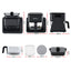 Devanti 2-IN-1 Air Fryer 5.5L Dual Zone Fryers Electric Cooker with Top BBQ Grill & Bot
