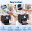 Devanti 20kg/24hr Ice Maker Snowflake Bingsu Shaved Ice Slushie Maker Black