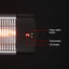 Devanti 2PCS Electric Radiant Strip Heater Outdoor Indoor Patio Infrared Heaters 3000W