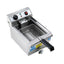 Devanti 3000W Electric Deep Fryer 10L Stainless Steel Fryer w/ Basket & Lid