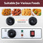 Devanti 3000W Electric Deep Fryer 10L Stainless Steel Fryer w/ Basket & Lid