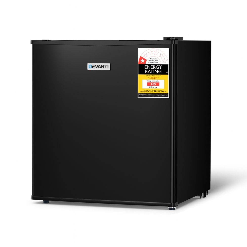 Devanti 31L Small Upright Freezer Vertical Freezer Black