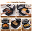 Devanti 5-in-1 Electric BBQ Grill Air Fryer, 2200W 8L Smart Thermometer