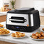 Devanti 5-in-1 Electric BBQ Grill Air Fryer, 2200W 8L Smart Thermometer