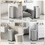 Devanti 50L Motion Sensor Bin Rubbish Bins Kitchen Automatic Trash Can Silver