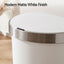 Devanti 50L Motion Sensor Bins Trash Can Kitchen Smart Rubbish Bin D-shape design White