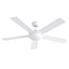 Devanti 52'' Ceiling Fan 5 Blades DC Motor w/Light w/Remote White