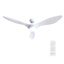 Devanti 52'' Ceiling Fan DC Motor w/Light w/Remote - White