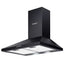 Devanti 600mm Range Hood 60cm Rangehood Black