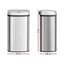 Devanti 60L Sensor Bin Motion Rubbish Automatic Silver