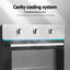 Devanti 60cm Electric Built In Wall Oven Stainless Steel 70L Silver