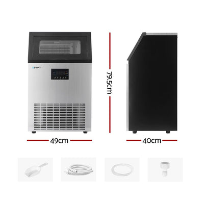 Devanti 60kg Ice Maker Commercial Machine