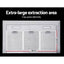 Devanti 900mm Range Hood 90cm Rangehood Glass Stainless Steel